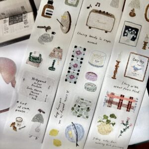 pion cozy mood kiss cut washi tape