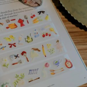 meow illustration one day at the bakery pet tape